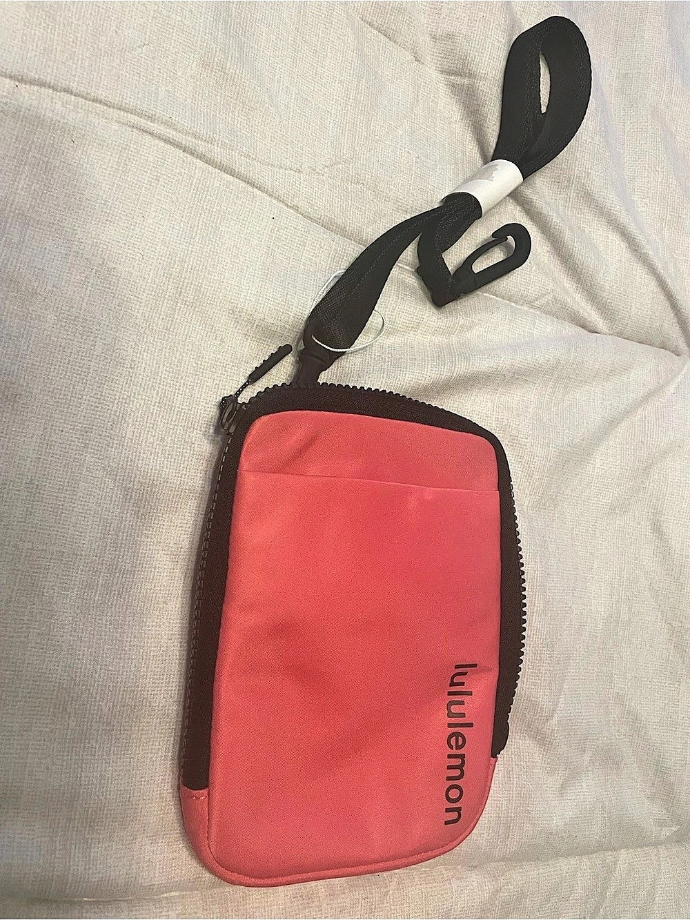 lululemon Dual Pouch Wristlet Red Wristlet Pouch